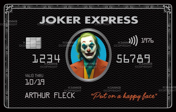 AMEX Creative Cards - Joker